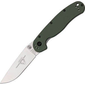 Ontario Knives 8860OD Rat II Folder OD Green Linerlock Pocket Knife