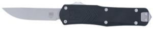 CobraTec Knives SBLKFSXGEN3DNS FS-X Gen III Small 2.75" OTF Drop Point Plain Stonewashed D2 Steel Blade, 3.88" Aluminum Handle