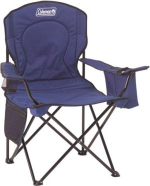 Coleman Chair, Adult Quad w/Cooler, Blue 187644