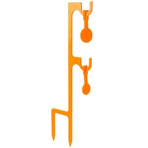 Impact Steel Double Hanger Stake & Two Targets Rimfire Orange Box