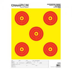 Champion Targets Shotkeep Target Y/R 5-BULL LG