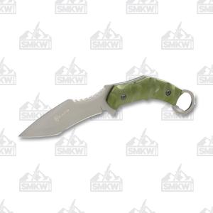 Sheffield Reapr Slamr Fixed Blade Knife Green