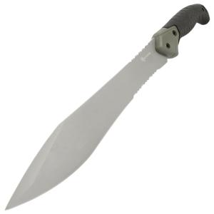 Reapr TAC Jungle Knife, 11in, 420 Stainless Steel, Blasted Satin Fixed Blade, Satin Stainless, 11006