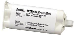 Devcon 50ml 10 Minute Epoxy Clear 230-14251, Unit CS