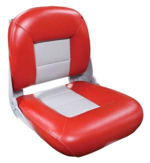Tempress 3004.581 Navistyle Low-Back Boat Seat /Gray, Red, 61165