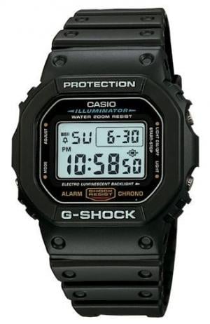 Casio Outdoor G-Shock Classic Hockey Puck Watch, Black DW5600E-1V