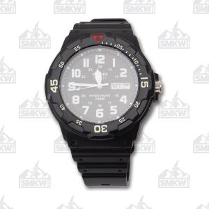 Casio Quartz Analog Black Resin Strap Watch