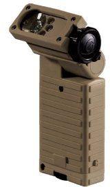 Streamlight Sidewinder Aviation Coyote Tan Flashlight, Boxed, w/Retainer & Batteries - White C4, Green, Blue, IR LEDs