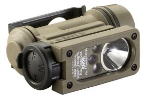 Streamlight Sidewinder Compact II Military Model -White C4 LED, Red, Blue, IR LEDs includes helmet mount and CR123A lithium battery. Boxed 14510