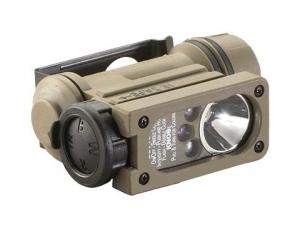 Streamlight Sidewinder Compact II Military Model Flashlight w/White,Red,Blue,IR LED, 14516