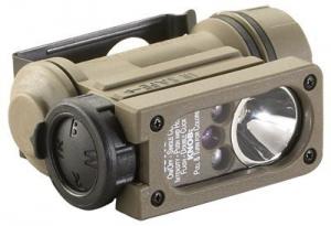 Streamlight Sidewinder Compact II Military Flashlight - White C4 LED,Red,Blue,IR LEDs w/Helmet Mount,Rail Mount and CR123A Lithium Battery, Box 14518