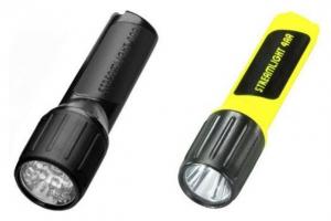 Streamlight 4AA Propolymer Luxeon Flashlight w/White LEDs, Batteries, Yellow, 68244