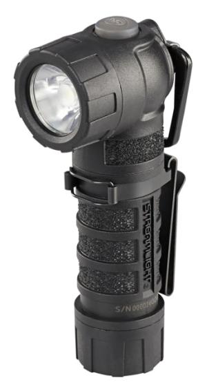 Streamlight PolyTac 90X USB Multi-Fuel Right-Angle Rechargeable LED Flashlight, SL-B26 Battery Pack & USB Cord, Box, Black, 88835