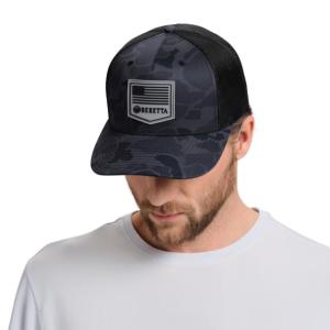 Beretta PM Trucker Hat - Men's, Black Duck Camo, One Size, BC048T1675085Q