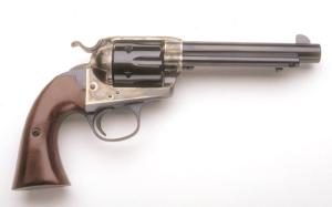 TAYLORS AND COMPANY Bisley 357 Mag / 38 Special 5.5" 6rd Revolver | Case Hardened w/ Walnut Grips