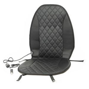 Wagan Luxury Heated Seat Cushion, Black, One Size, IN9432