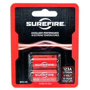 Surefire SF123A Lithium Batteries 2 Pack SF2-CB