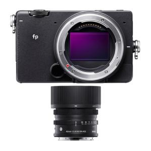 Sigma fp Mirrorless Full-Frame Digital Camera with 45mm f/2.8 Contemporary DG DN Lens in Black