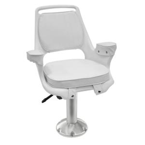 Wise Captains Chair W/Wp23-15-374 Ped, Wise White, Medium, 8WD1007-710