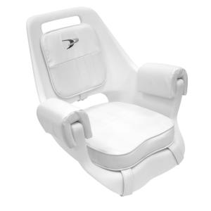 Wise Deluxe Pilot Chair with Cushions and #399-1 MP, Wise White, Medium, 8WD007-3-710