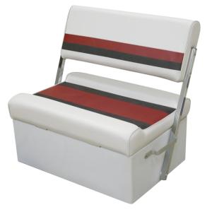 Wise Deluxe Flip-Flop Bench And Base /Charcoal/Red, White, 8WD125FF-1009