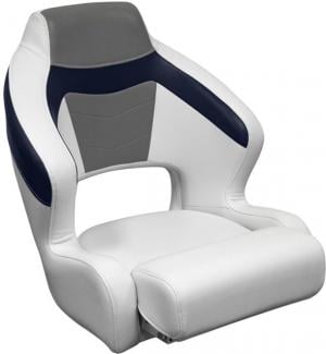 Wise Baja Bucket Seat w/ Bolster, Brite White-Grey-Midnight, Large, 3338-1773