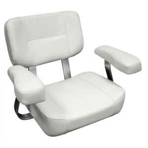 Wise Deluxe Helm Chair W/ Arms, White, Medium, 3321-784