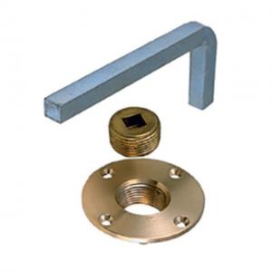 Perko Drain Plus w/Steel Wrench Garboard, 0124000PLB