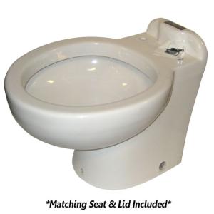 Raritan Marine Elegance - Household Style - White - Freshwater - Heavy-Duty Push Button Control - 12V, 220HF01202