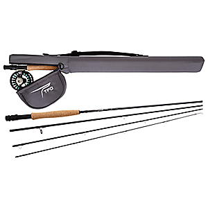 Cabela's Temple Fork Outfitters/ Temple Fork Outfitters NXT BLACK LABEL Complete Fly Outfit - aluminum