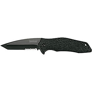 Kershaw Kuro Tanto Folding Knife - Black