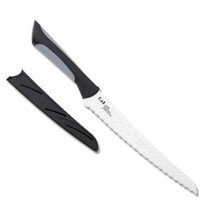 Shun Luna Bread Knife with Black Polymer Handle and High Carbon Stainless Steel 9" Bread Blade Model AB7062