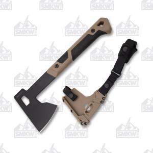 Kershaw Knives Deschutes Bearded Hatchet 1075x | Tan | Nylon/Rubber/Stainless Steel | LAPoliceGear.com