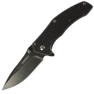 Kershaw 1346 Kingbolt Knife 2.8" Satin Plain Blade Silver Stainless Steel Handles