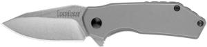 Kershaw Valve Folding Knife, 2.25in, 4Cr13 Steel Blade, Silver Handle, 1375X