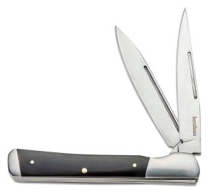Kershaw 4385 Allegory 2-Blade Traditional Slipjoint Folding Knife 3.1" Satin Clip Point and Pen Blades