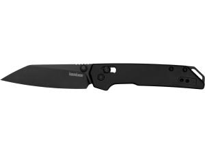 Mini Iridium Folding Knife 3in Plain Black Oxide Reverse Tanto KS2051RBLK