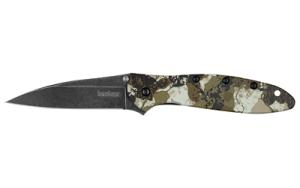 Kershaw Leek Assisted Opening Knife Kings Camo Aluminum (3" Black SW)