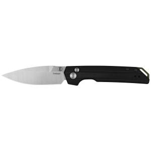 Kershaw Iridium Button Lock Knife Black G-10 (3.5" Satin/SW MagnaCut)