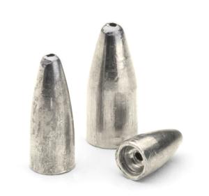 Bullet Weights Slip Sinkers w/Zip Lock Bag, 25 pc, 3/16 oz, BW316-25