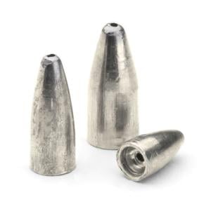 Bullet Weights Slip Sinkers w/Zip Lock Bag, 25 pc, 1/4 oz, BW14-25