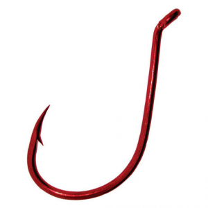 Gamakatsu 02305 Octopus Hook Size 10, Red, Per 10