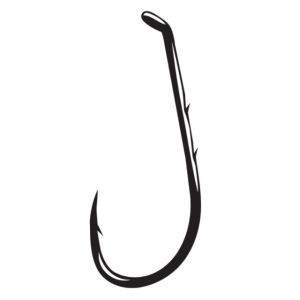 Gamakatsu 04305 Single Egg Hook Size 10, Barb On Shank, Red, Per 10