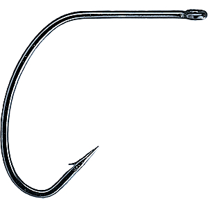 Gamakatsu Straight-Eye Shiner Hooks - Black