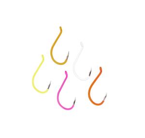 Gamakatsu 0 Fluorescent Walleye and Steelhead Hook Assortment, Forged, Octopus, Red/Pink/Orange/Chartreuse/Glow, Size 6, 20 per Pack, 2707