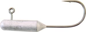 Gamakatsu Tube Jighead 1/32oz, Nickel Silver Black, Size 25/Pack, 503409-1/32