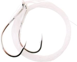 Gamakatsu Slip Tie Mooching Rig, Needle Point, Octopus, Nickel, 40 lb, Size 5/0 And 6/0, 3 Per Pack, 215056-40
