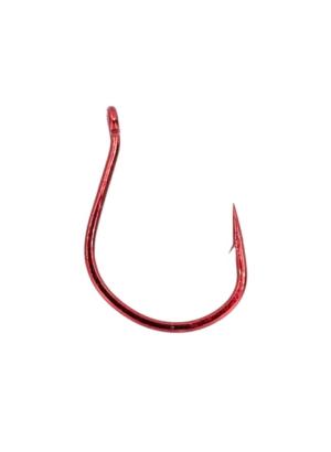 Gamakatsu Finesse Wide Gap Hook, Needle Point Ringed Eye, Red, Size 2, 6 per Pack, 230309