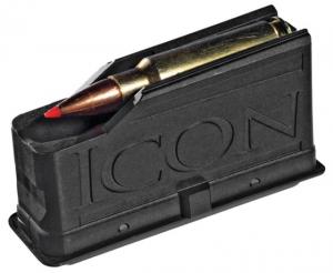 Thompson Center Bolt Action Magazine for Icon's Rifle, .243/6.5/.308/.30 TC, 3-Round, Black, 55019801