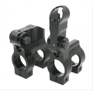 Precision Reflex Flip-Up Front Sight Gas Block, .308, DPMS Elevation, .936 Diameter, Black, 03-0024D